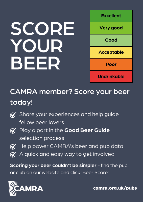 Beer Scoring poster 2026
